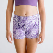 Purple Cheetah Shorts