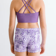 Purple Cheetah Shorts