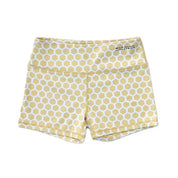 Yellow Honeycomb Shorts