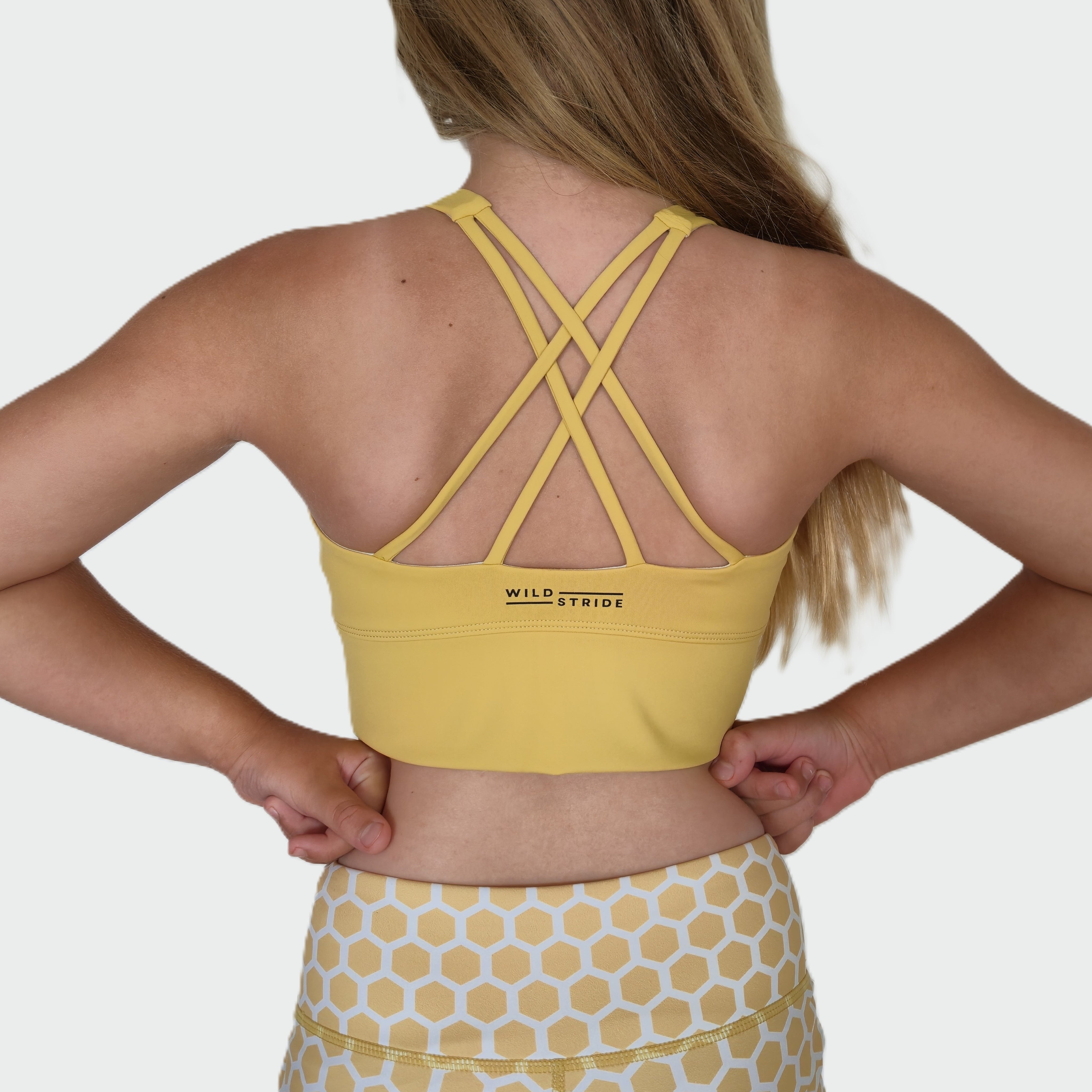 Yellow Honeycomb Shorts