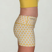 Yellow Honeycomb Shorts
